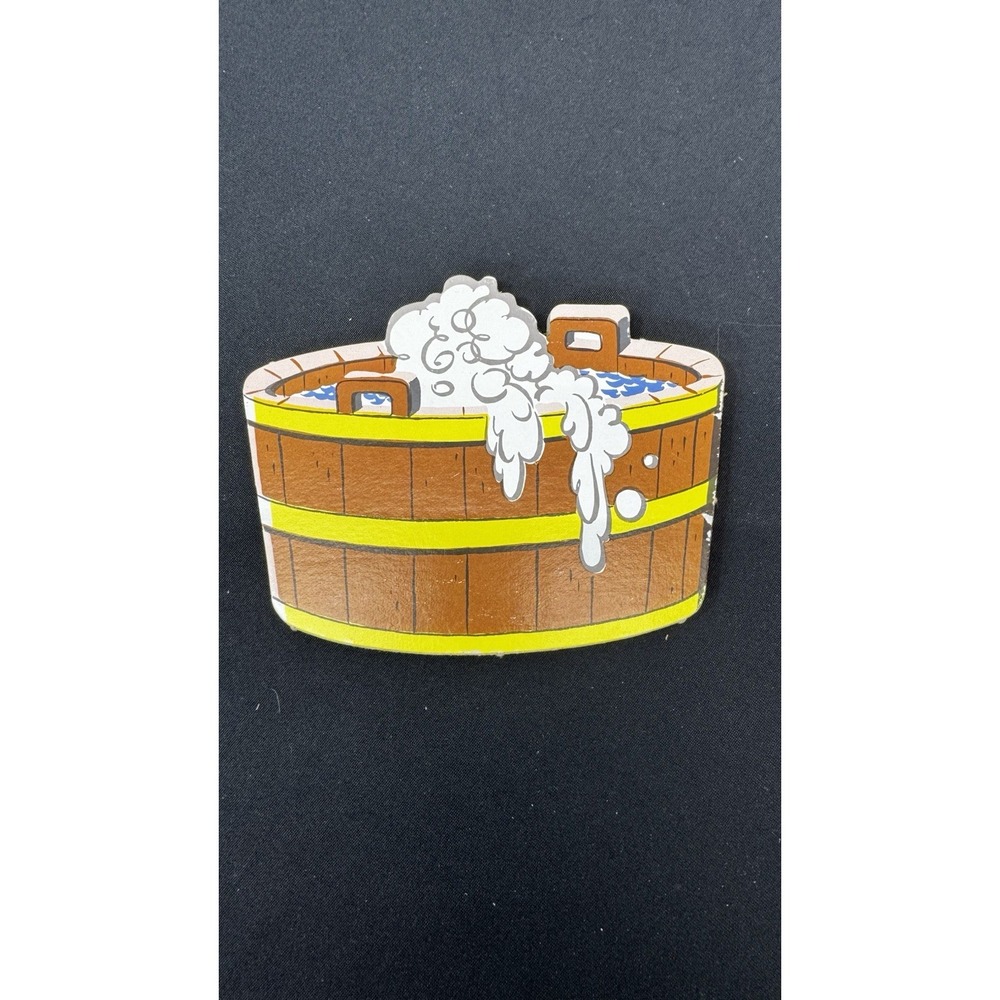Vintage Disney Pressed Cardboard Washtub Wall Hanging